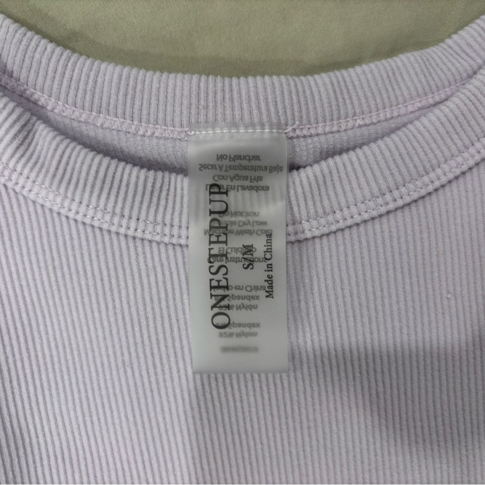 One Step Ahead Kids T-Shirt - White and Black Stripes - Picture 4 of 4